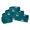 Niche Shelf Storage Bin, Fabric, Teal HTOTE0612PKTL